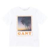 GANT T-shirt - Resort - Vit