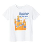 LMTD T-shirt - NlnAjlax - Bright White/Fanta