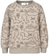 Name It Sweatshirt - NmmVermo - Pure Cashmere m. Dinosaurier