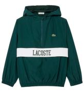 Lacoste Jacka - MÃ¶rkgrÃ¶n/Vit