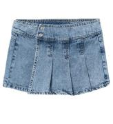 Name It Shorts - Denim Skort - NkfBella - Light Blue Denim