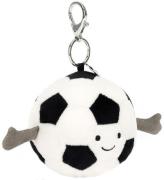 Jellycat Nyckelring - 16x8 cm - Amuseables Sport Fotboll