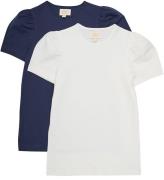 Creamie T-shirt - 2-pack - Cloud/MarinblÃ¥