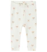 Lil' Atelier Leggings - NbfGavo Elf - Kokosmjölk