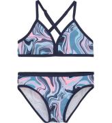 Color Kids Bikini - Aop - Cerulean