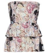 Rosemunde Topp - Paisley - Blue Paisley Tryck