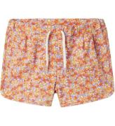 Name It Shorts - NkfJinnia - Lila Breeze m. Blommor