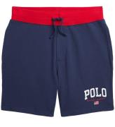 Polo Ralph Lauren Shorts - Spring MarinblÃ¥ m. RÃ¶d