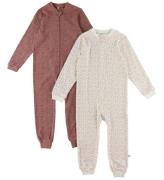 Pippi Onesie - PyjamasdrÃ¤kt - 2-pack - Burlwood