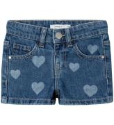 Name It Shorts - NmfRose - Denim Blue/Heart