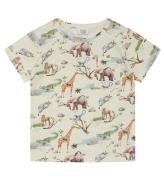 Hust and Claire T-shirt - Ankare - Ivory m. Djur