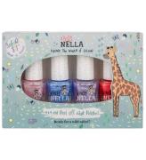 Miss Nella Nagellack - 4-pack - Safari Ställ in