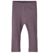 Name It Leggings - Noos - Rib - NbnKab - Arctic Skymning/Melange