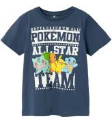 Name It T-shirt - Noos - NkmJust PokÃ©mon - Dark Denim