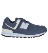 New Balance Skor - 574 - Vintage Indigo/Quurry Blue