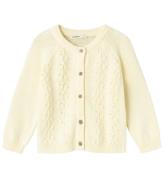 Lil' Atelier Cardigan - Stickad - NmfKaja - Lemon Isbildning