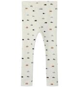 Name It Leggings - Rib - NmmDabu - Peyote Melange m. Fordon