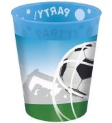 Decorata Party Plastmuggar - 4-pack - 250 ml - Fotbollsfans