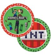 Decorata Party Kartongtallrikar - 8-pack - 23 cm - Minecraft