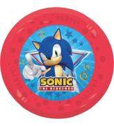 Decorata Party Plastplattor - 4-pack - 21 cm - Sonic Speed