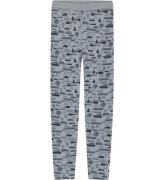 Hust and Claire Leggings - Ull/Bambu - Laki - Blue Vind