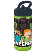 Minecraft Vattenflaska - 410 ml - GrÃ¶n/Svart