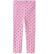 Name It Leggings - NmfVivian - Pastel Lavender m. Prickar