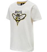 Hummel T-shirt - hmlRimshot - Vit m. Bi