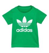 adidas Originals T-shirt - Trefoil - GrÃ¶n/Vit