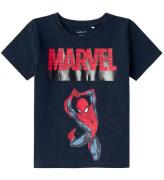 Name It T-shirt - NmmJaba Spider-Man - Dark Sapphire