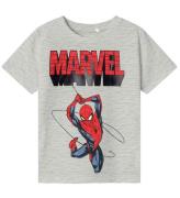 Name It T-shirt - NmmJaba Spider-Man - Grey Melange