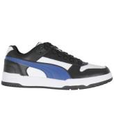 Puma Skor - RBD Game Low Jr - Svart/BlÃ¥