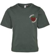 Vero Moda Girl T-shirt - VmEllie - Balsam Green/W. Fin virvel