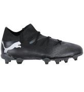 Puma Fotbollsskor - Future 7 Match FG/AG Jr - Svart/Vit