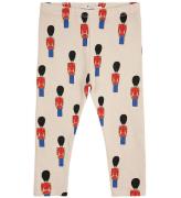 Bobo Choses Leggings - SmÃ¥ Tin Soldater - Off White