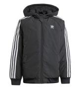 adidas Originals Vadderad jacka - Svart m. Vit