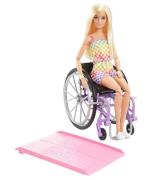 Barbie Docka - Fashionista Rullstolscheckare