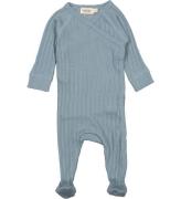 MarMar Onesie M/f - Modal - Rubello - Blue Dove m. HÃ¥lmÃ¶nster