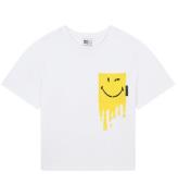 Little Marc Jacobs T-shirt - Vit/Gul m. Smiley