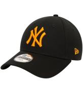 New Era Keps - 9Fyrtio - New York Yankees - Svart/Orange