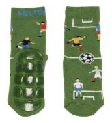 Melton Strumpor - Fotboll - Anti-Slip - Cactus