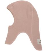 Huttelihut Balaclava - Ull - Enkel - Mahogany Rose