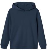 LMTD Hoodie - Noos - NlnNizu - MarinblÃ¥ Blazer