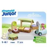 Playmobil Junior - Ekologisk marknadsstall och gaffeltruck - 716