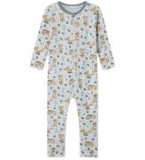 Name It Onesie - Ull - NmmWillit - GrÃ¥ Dawn/AOP