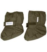 Mini A Ture Skoskydd - Winn Fleece - Olive Natt