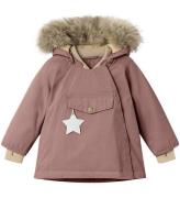 Mini A Ture Vinterjacka m. PÃ¤ls - Wang Fleece - Light Plum