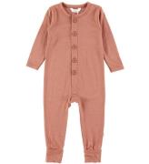 Joha Onesie - Ull - RÃ¶d/Brun