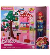 Barbie Docka - 30 cm - KarriÃ¤r Fire Fighter Playset