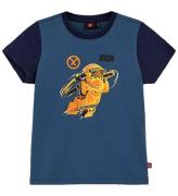 LEGO® Ninjago T-shirt - LWTano 606 - Mellan Blue